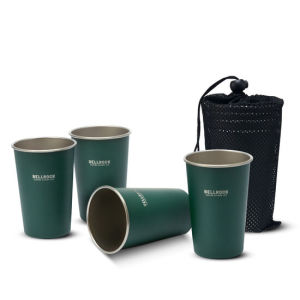 벨락 스텐 다용도컵 520ml 4P (그린)_이미지