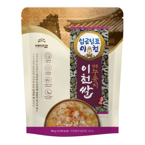 에버헬스케어 이천쌀 명품 누룽지 500g (1개)