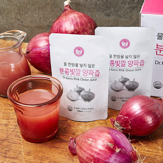 김재식헬스푸드 분홍빛깔 양파즙 100ml 30포 (3개)_이미지