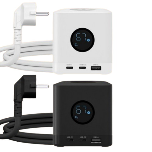 알토디자인 에코너 3구 16A USB C타입 고용량 큐브 멀티탭_이미지