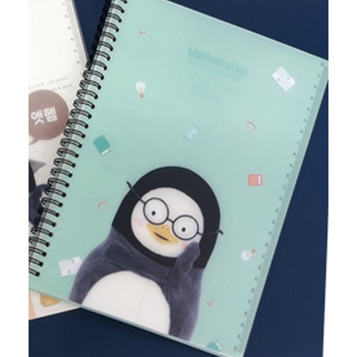 금홍팬시 펭수 PP커버 수학 오답 노트 옐로우 펭수 PP커버 수학 오답 노트