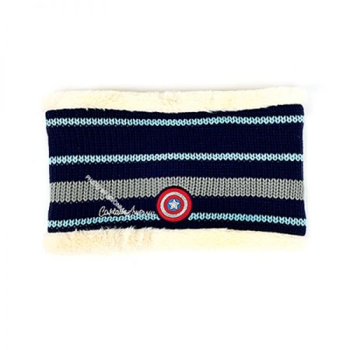 캡틴아메리카 방패 니트워머 캐릭터 넥워머 목도리 방한 D2-413082