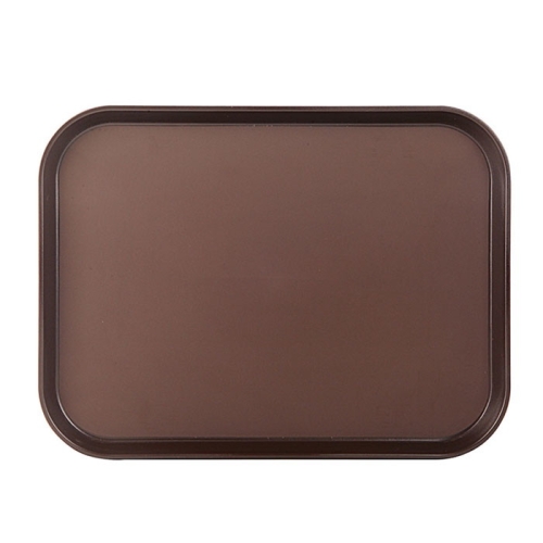 논슬립 까페 쟁반 직사각형 대 브라운