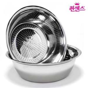 퀸센스 스테인레스 멀티 바스켓 2종세트_이미지
