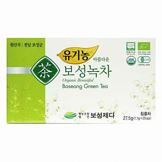 유기농 아름다운 보성녹차 25T