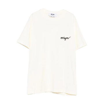 MSGM �ΰ� Embroidered ��ư T ���� 2000MDM54020000202 TP570568