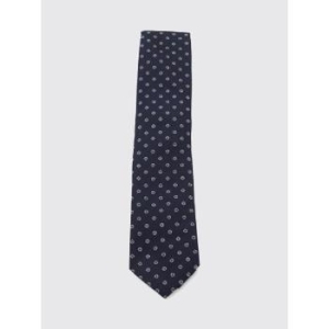 제냐 Mens Tie 1P8Z2D03TA2 Gnawed blue 438