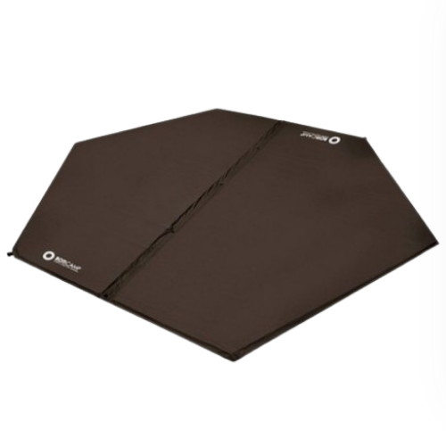로티캠프 육각 캠핑 자충 에어 매트 중형 카카오브라운 (260x220)