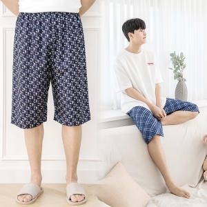 풍기인견 남성 여름 파자마 7부 바지 데일리 홈웨어