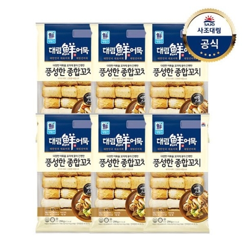 사조대림 대림선 풍성한 종합 꼬치 294g (6개)