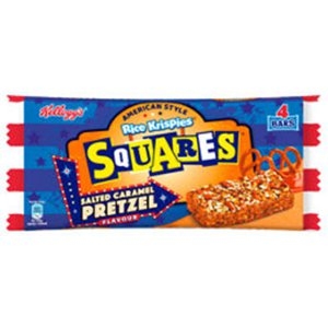 켈로그 영국 라이스크리스피 스퀘어 쿠키앤크림 시 바 스낵 4개입 5팩_이미지