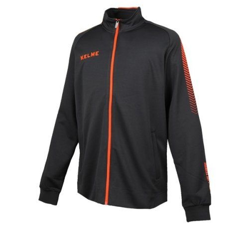켈미 KELME K077 트레이닝 자켓 다크 메탈 그레이네온 오렌지 460990_이미지