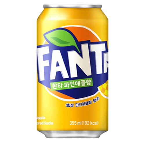 코카콜라음료 환타 파인애플향 355ml (24개)