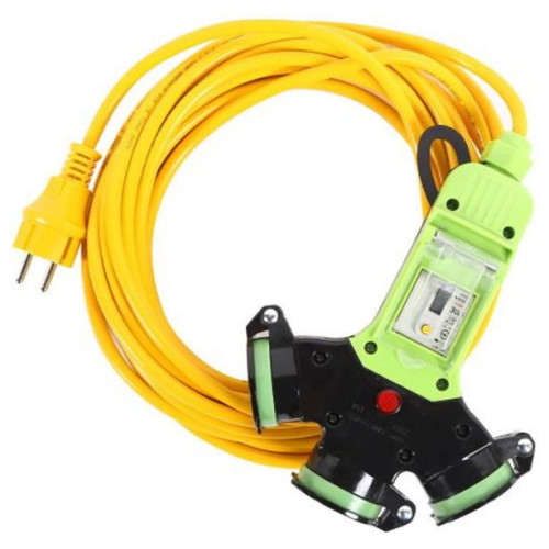 스마토 3구 20A 누전차단 3방향 연장선 (50m)_이미지