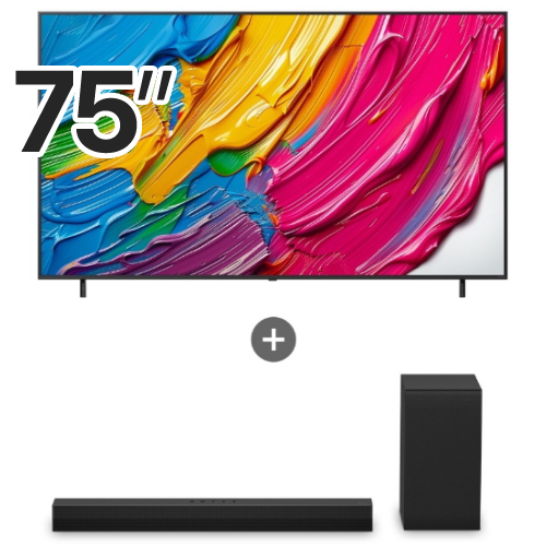 LG전자 QNED AI 75QNED65ABA (스탠드+사운드바, S40T)