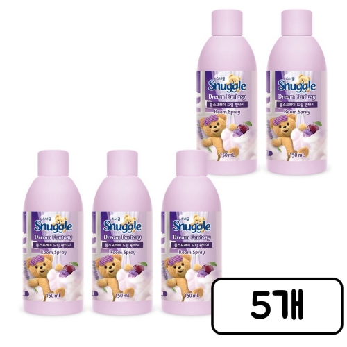 유니레버 스너글 룸스프레이 드림 판타지 리필 150ml (5개)