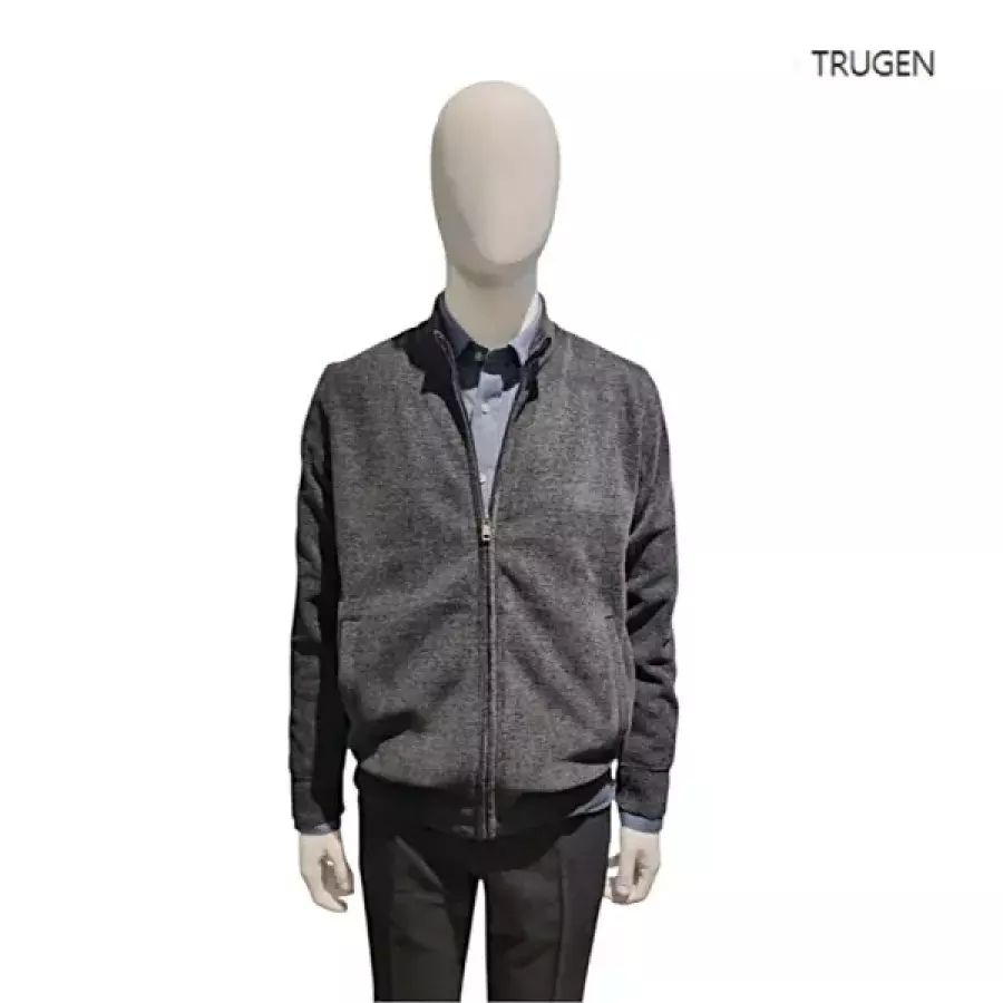 트루젠 F/W 차콜 기모 본딩 가디건 G-TGW0-SP250-460