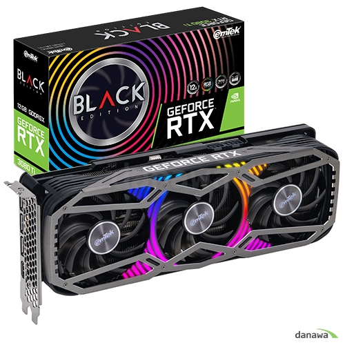 이엠텍 지포스 RTX 3080 Ti BLACK EDITION D6X 12GB_이미지
