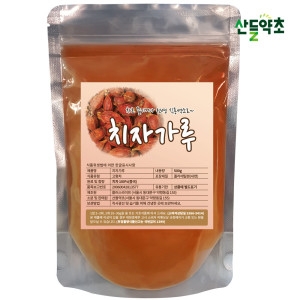 산들약초 치자가루 500g 식용색소 프리미엄 대용량 치자분말 할인