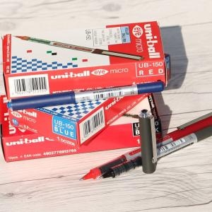 미쓰비시 유니볼 eye micro 0.5mm 생잉크 수성펜 1다스 12개입 문구반점