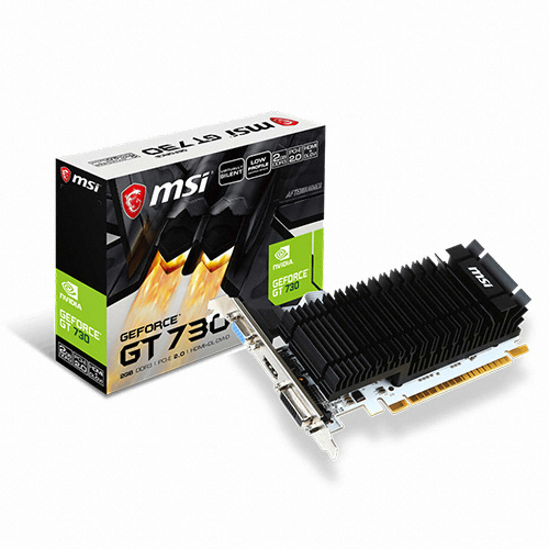 MSI 지포스 GT730 D3 2GB LP 무소음