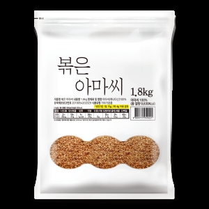 대구농산 볶은 아마씨 봉 1.8kg 1개_이미지