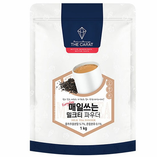 더나은에프앤비 더캐럿 매일쓰는 밀크티 파우더 1kg (1개)