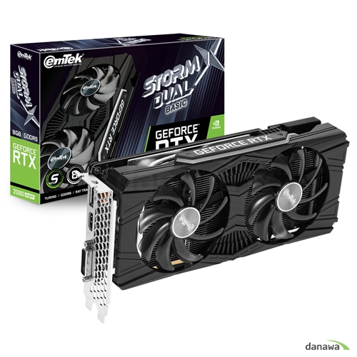 이엠텍 지포스 RTX 2060 SUPER STORM X Dual BASIC D6 8GB_이미지