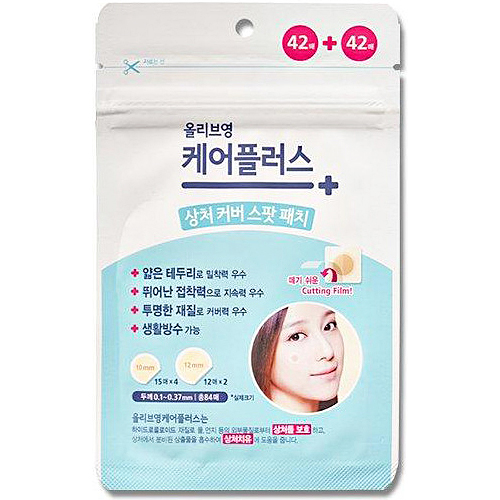 올리브영 케어플러스 상처 커버 스팟 패치 84매 (1개)_이미지