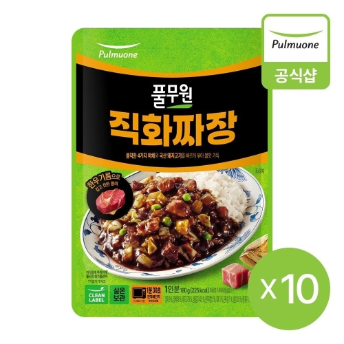 풀무원 직화짜장 180g (10개)_이미지