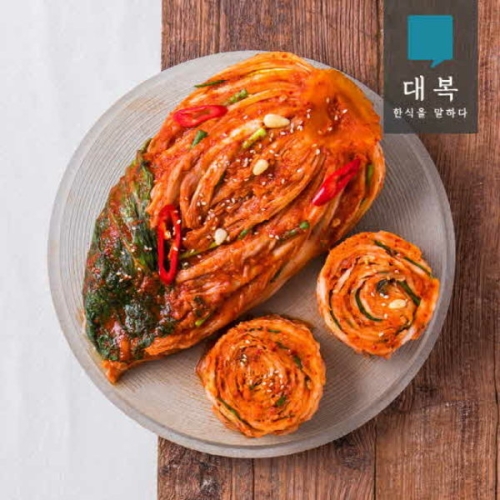  대복 포기김치 7kg 김치품평회 최우수상 농식품부장관 수상