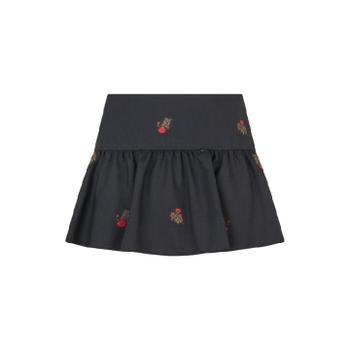 플로럴 자수 개더 스커트 WR3RFF755YG 0NO T