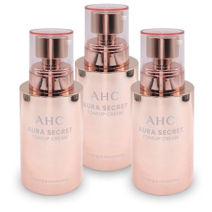 카버코리아 AHC 아우라 시크릿 핑크 톤업 크림 50ml (3개)