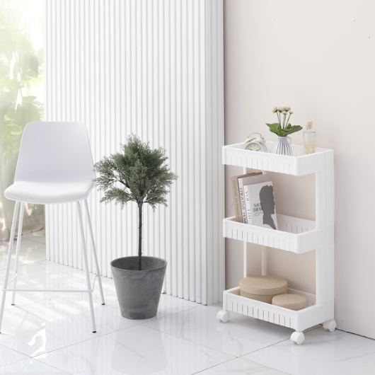 오두막하우스 웰이즈 이동식 중형 3단 트롤리_이미지