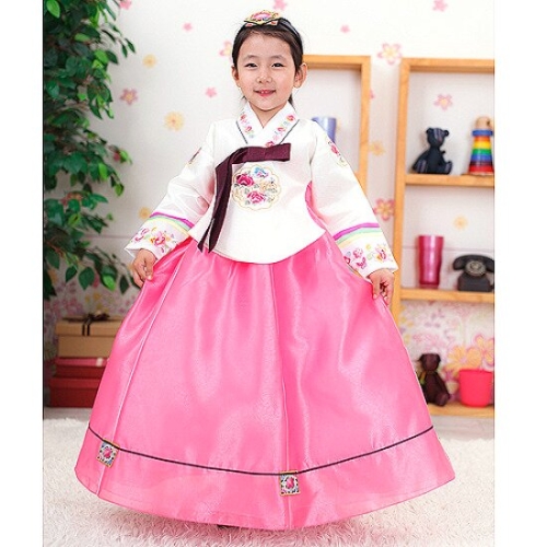 금동이아가한복 605 미색수당의_이미지