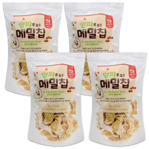 싱싱푸드 양파를 품은 메밀칩 160g (4개)_이미지