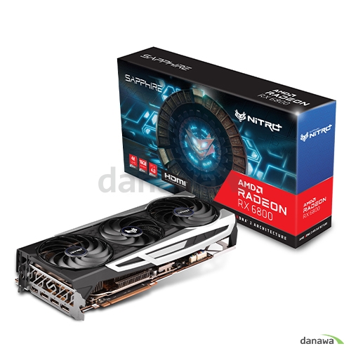 SAPPHIRE 라데온 RX 6800 NITRO+ OC D6 16GB Tri-X_이미지