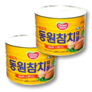 동원F&B 라이트 스탠다드 참치 1.88kg (2개)_이미지
