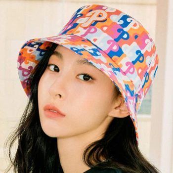 MLB 컬러파티 모노그램 버킷햇 3AHTM083N (10ORS, 오렌지)_이미지