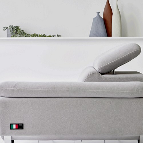 까미엘 프란 헤드레스트 사하라 패브릭 소파 4인용 (스툴별도)_이미지