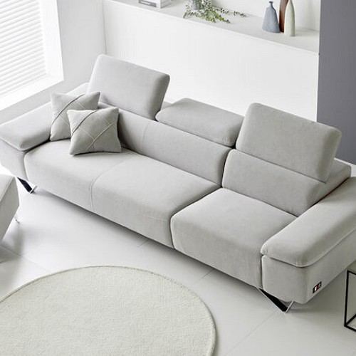 까미엘 프란 헤드레스트 사하라 패브릭 소파 4인용 (스툴별도)