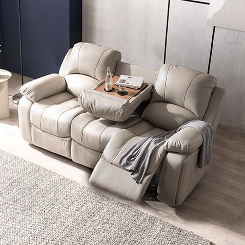 시트앤모어 NEW버클리 천연가죽 리클라이너 3인용_이미지