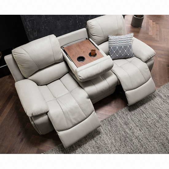 시트앤모어 NEW버클리 천연가죽 리클라이너 3인용_이미지