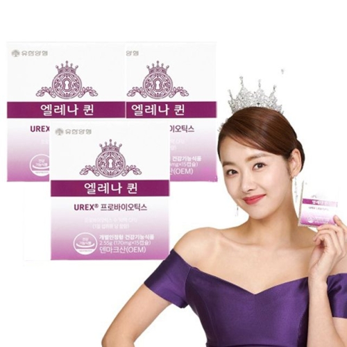 서흥 유한양행 엘레나 퀸 UREX 프로바이오틱스 15캡슐 (3개)