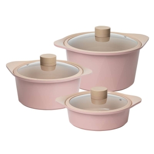 오슬로 피그 인덕션 세라믹 냄비 3종C 22전골+24양수+28곰솥