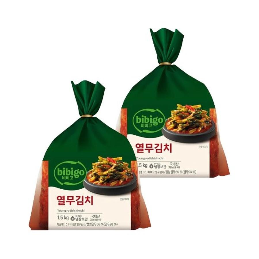 CJ제일제당 비비고 열무김치 1.5kg (2개)_이미지
