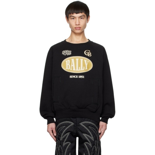 발리 블랙 프린트 스웨트셔츠 MJE02N CO205 U901 BLACK