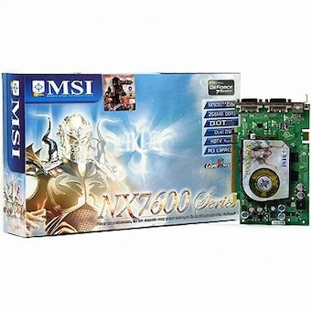 MSI 지포스 7600GT NX7600GT-T2D256E 256MB 아이보라