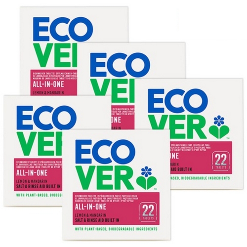 에코버 올인원 식기세척기 세제 22개입 440g (5개)_이미지