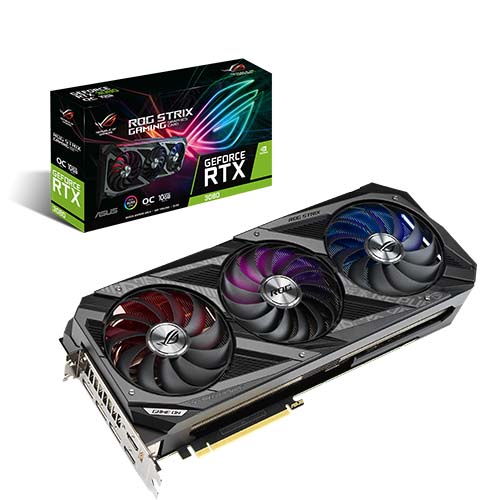 ASUS ROG STRIX 지포스 RTX 3080 O10G GAMING OC D6X 10GB_이미지